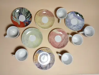 VINCENT VAN GOGH Collection Set 6 TAZZINE PIATTINO