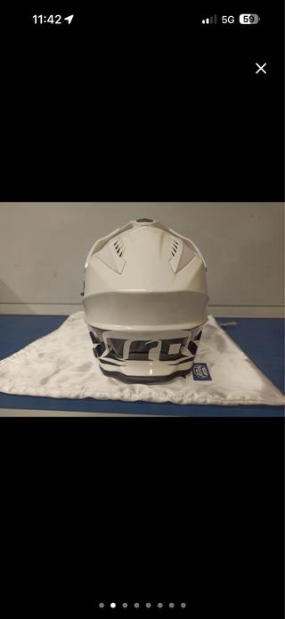 Casco Airoh Commander Blanco
