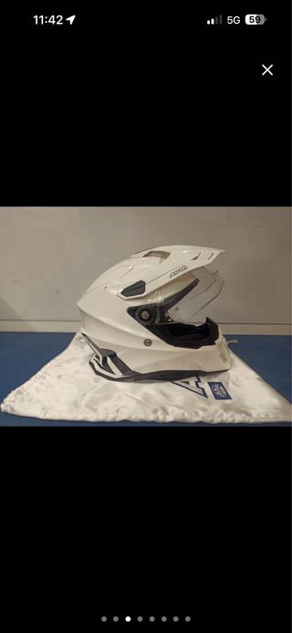 Casco Airoh Commander Blanco