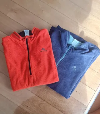 2 Sudaderas Polar Quechua 14 años