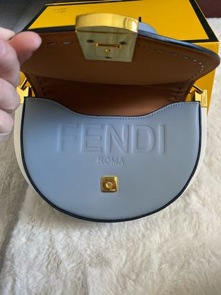 Bolso Fendi Azul y Blanco