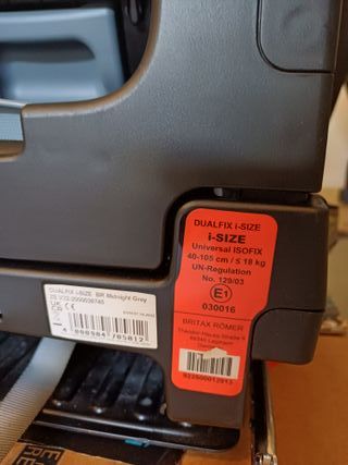 Silla coche Britax Römer Dualfix PLUS i-Size