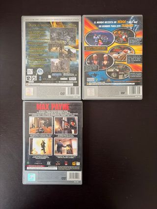 Lote 3 Juegos PS2 Platinum