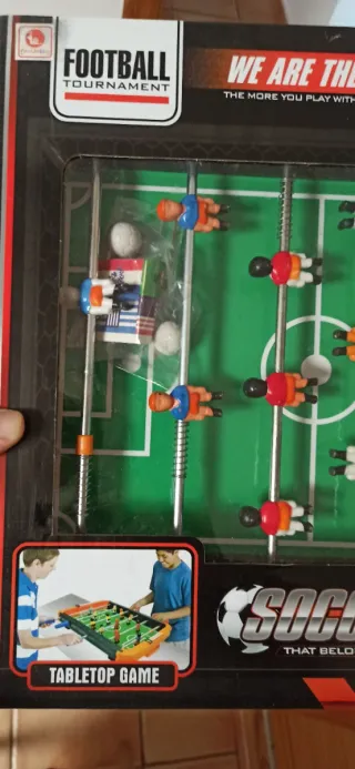 Futbolín de mesa para niños