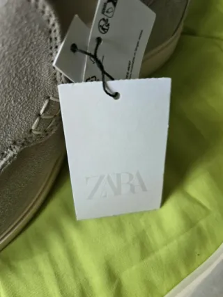 Zapatos Zara Hombre Beige