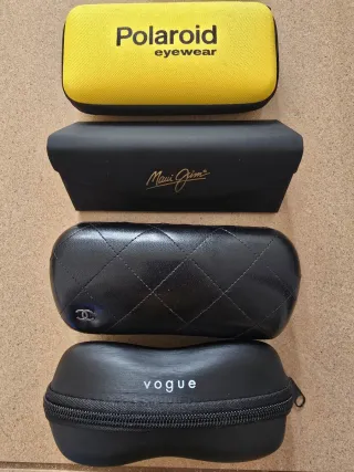 Lote fundas/estuches para gafas