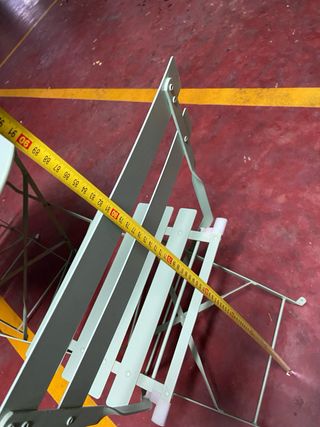 Conjunto mesa y 2 sillas plegables