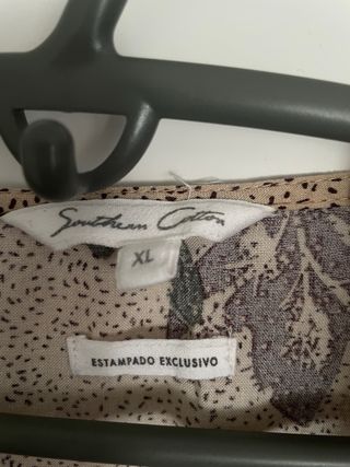 Blusa El Corte Inglés Talla XL Estampada