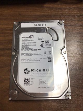 Disco Duro Seagate Barracuda 500GB SATA