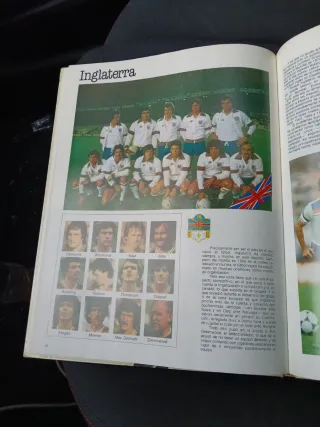 Libro copa del mundo de fútbol España 1982