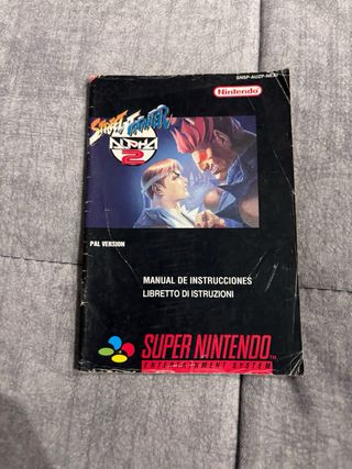 Manuales Super Nintendo (Yoshi's Island, Street Fi