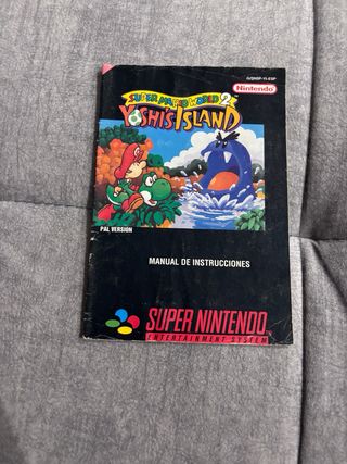 Manuales Super Nintendo (Yoshi's Island, Street Fi