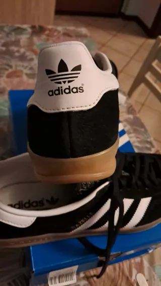 Adidas Indoor Sneakers Nero Bianco