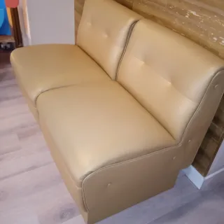 Pack 2 Butacas Piel Sintética Beige