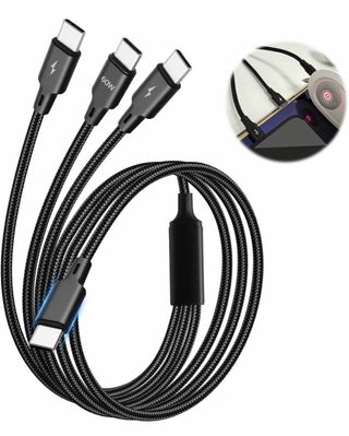 Cavo USB-C 3-in-1 60W Universale 60w Intrecciato