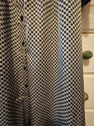 Vestido largo estampado mujer