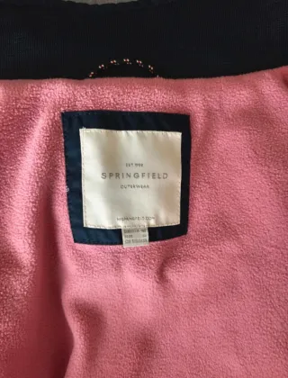 Chaqueta azul marino forro rosa Talla M