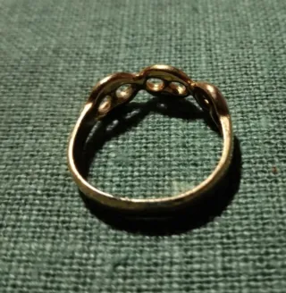 Anillo vintage Goldfield aros estilo Cartier