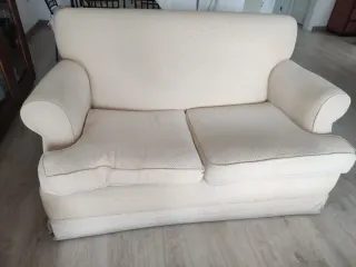Sofá 2 plazas KA beige tela