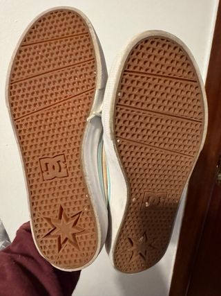 Bambas DC Shoes Mujer Talla 39 Beige/Turquesa