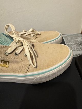 Bambas DC Shoes Mujer Talla 39 Beige/Turquesa