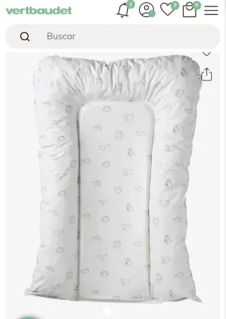 Colchón cambiador bebé con estampado