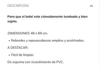 Colchón cambiador bebé con estampado