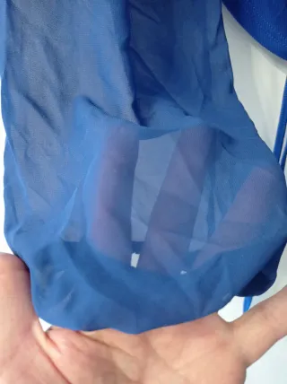 Camiseta top manga larga fruncida gaseada