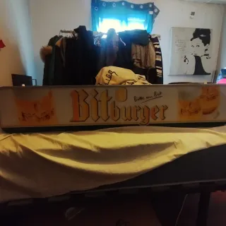 Cartel luminoso Bitburger