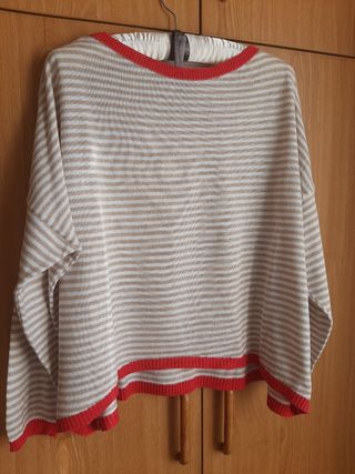 Jersey Made in Italia Talla M Rayas