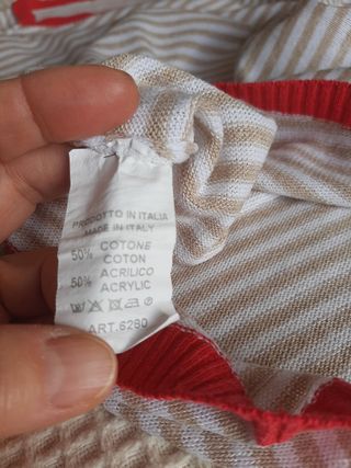 Jersey Made in Italia Talla M Rayas