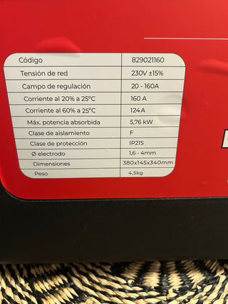 Soldadora Inverter Metal Works DIGITEC 170