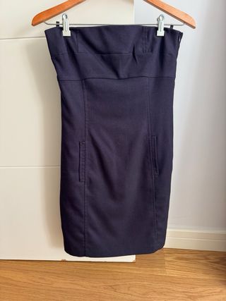 Traje de chaqueta y vestido sin mangas morado