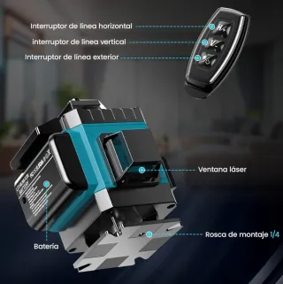 Nivel Láser Autonivelante 360°