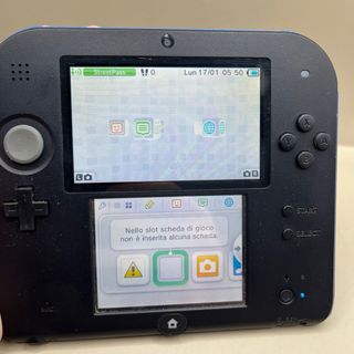 Nintendo 2DS Console Nero Blu Completa