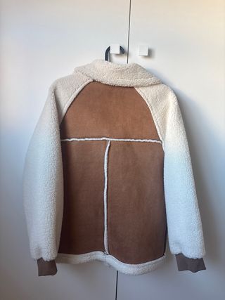 Chaqueta borrego efecto ante