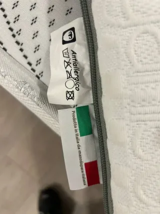 Coprimaterasso/topper sfoderabile antiallergenico