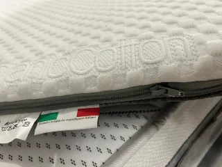 Coprimaterasso/topper sfoderabile antiallergenico