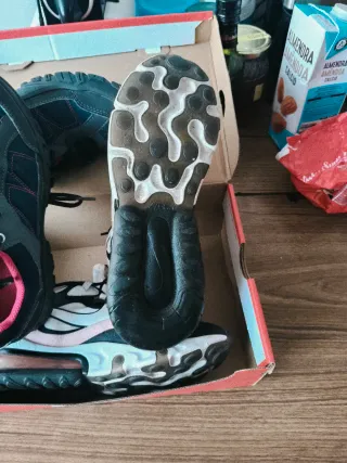 Zapatillas deportivas 37/5 38 Nike negro y rosa y