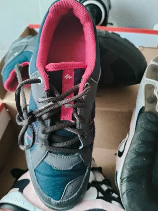 Zapatillas deportivas 37/5 38 Nike negro y rosa y