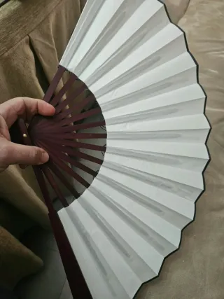 Abanicos con LED (Negro y Blanco)