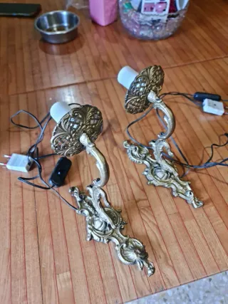 Coppia Applique Vintage Oro