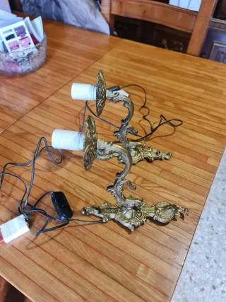 Coppia Applique Vintage Oro