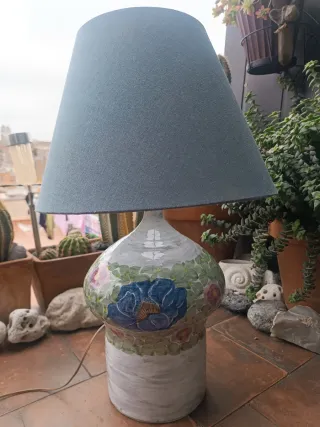 URGE! LAMPARA DE CERAMICA ESMALTADA