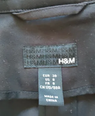 Chaqueta H&M Negra Mujer