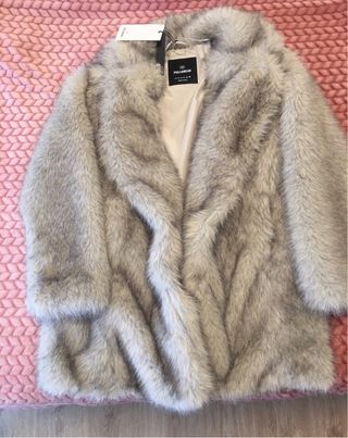 Abrigo pelo Pull&Bear Talla S