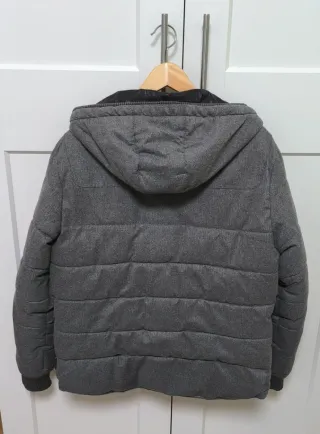 Abrigo Springfield Gris Capucha
