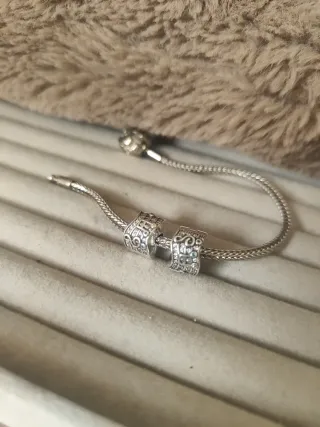 Clips para pulsera plata