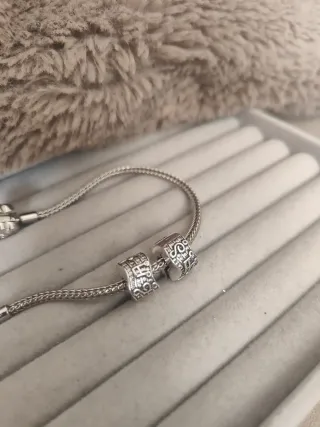 Clips para pulsera plata