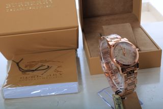 Reloj Burberry Mujer Oro Rosa